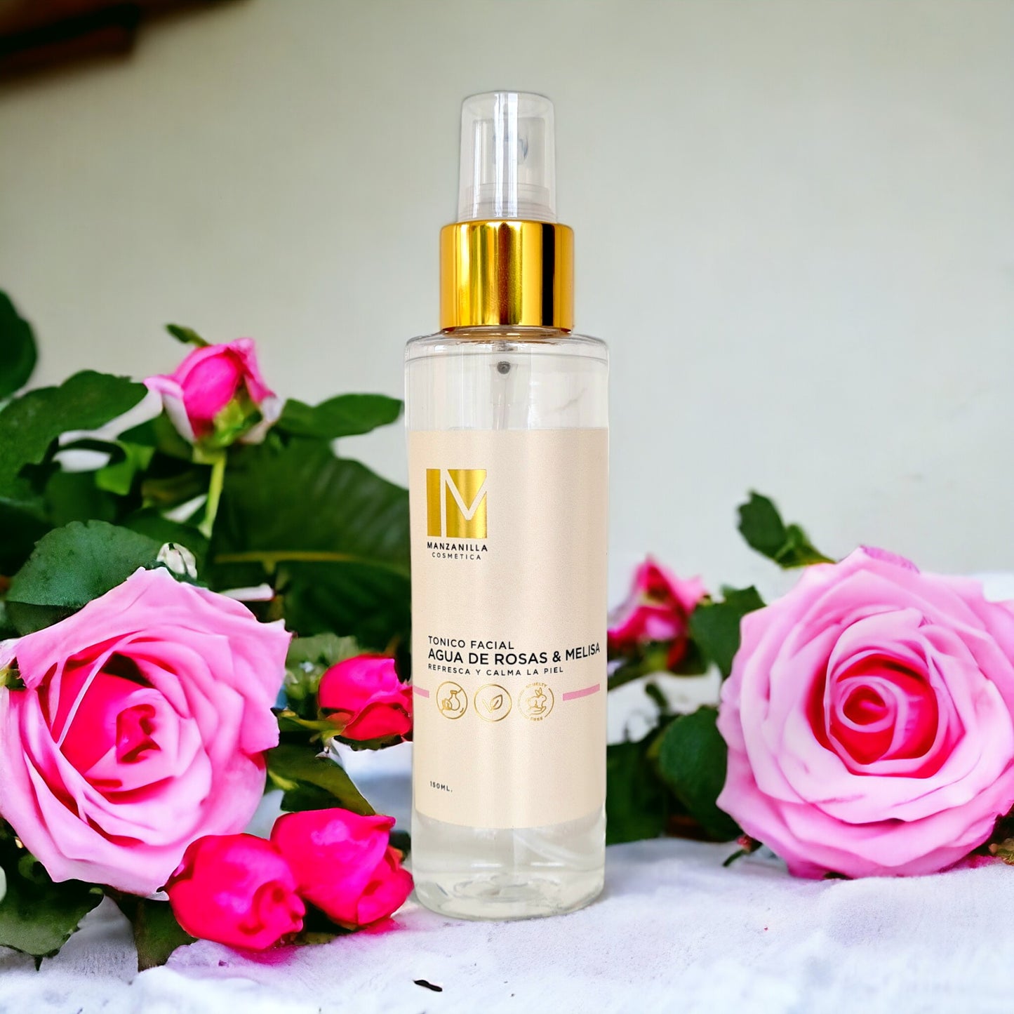Agua rosas y melisa - Tónico Facial