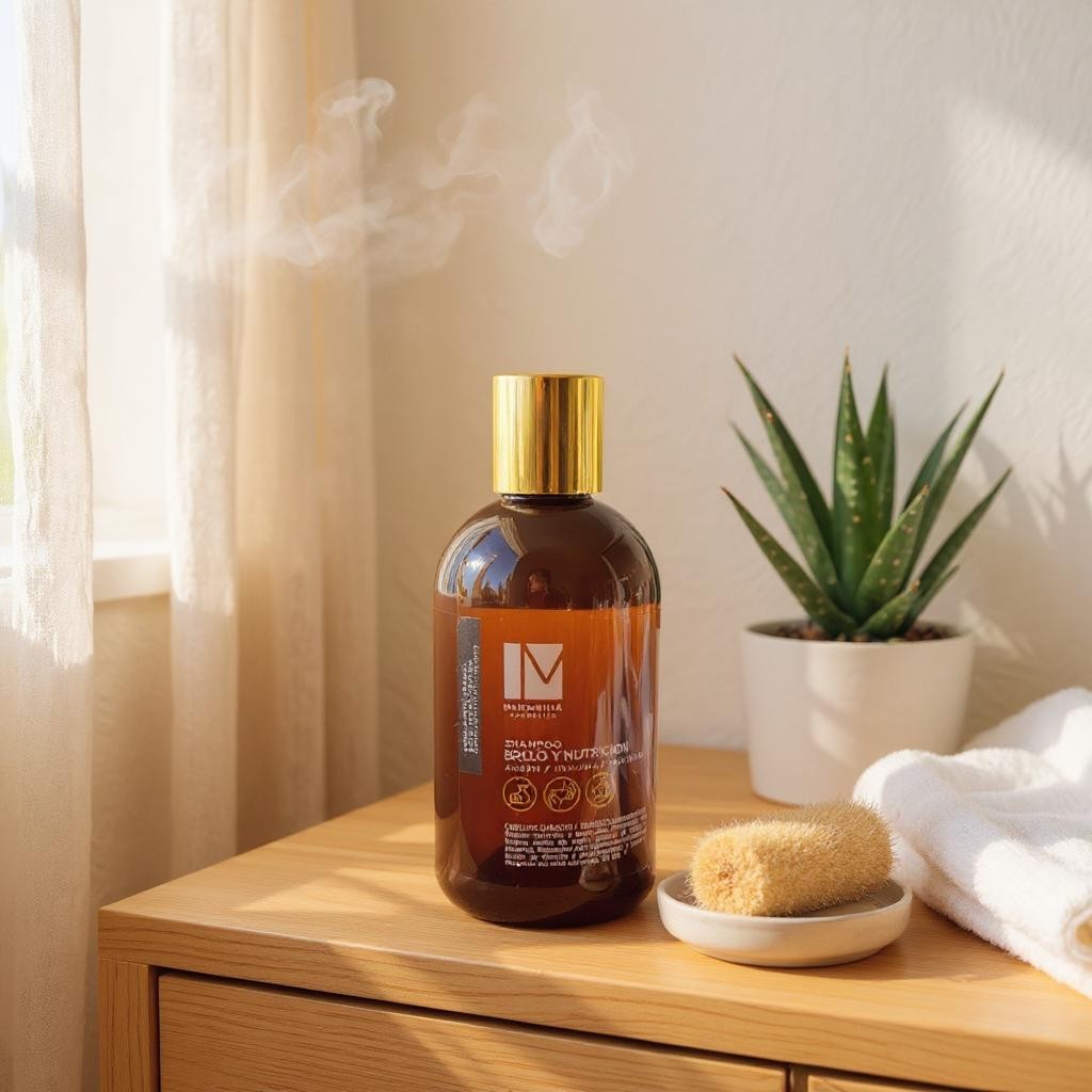 Shampoo Argán, inulina & pantenol – Brillo y Nutrición