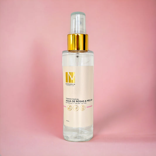 Agua rosas y melisa - Tónico Facial
