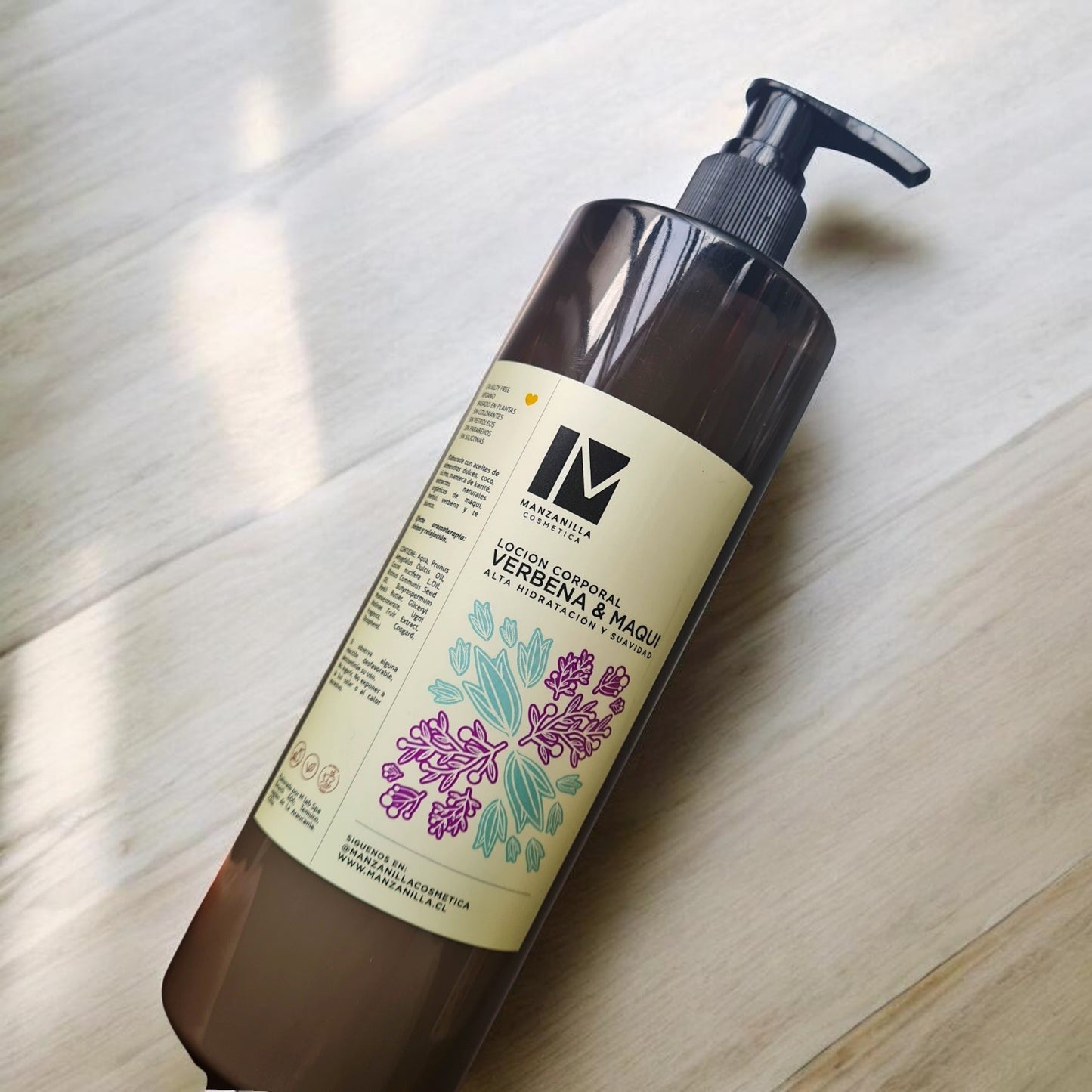 CREMA HIDRATANTE VERBENA Y TE BLANCO 500ML