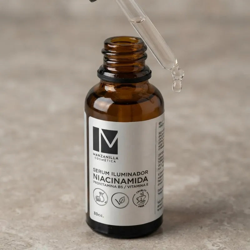 Sérum Iluminador con Niacinamida + Provitamina B5 y Vitamina E