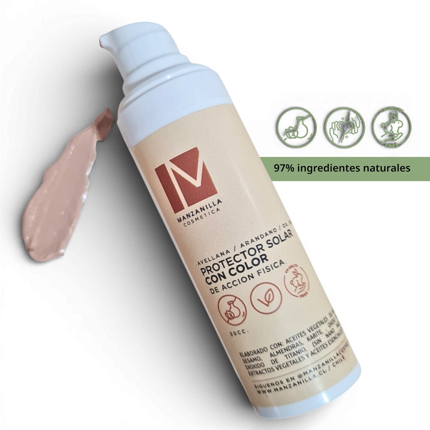 Protector Solar CON COLOR