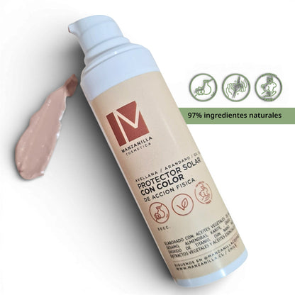 Protector Solar CON COLOR
