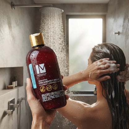 Shampoo Crecimiento - Colageno Perimenopausia & Menopausia